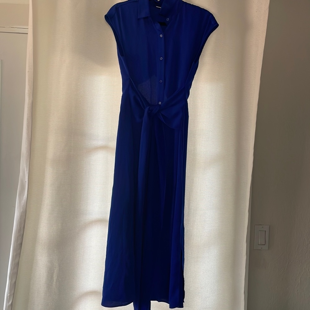 -lCushnie| royal blue  dress size small length around 52+